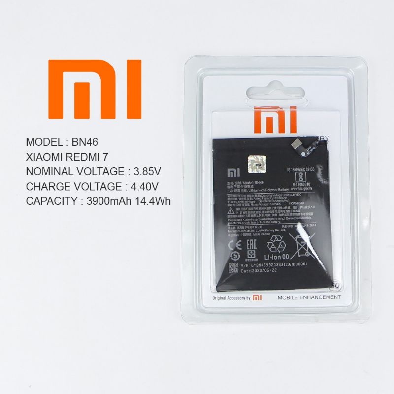 BATTERY REDMI 7 / REDMI NOTE 8 ORIGINAL - BN46