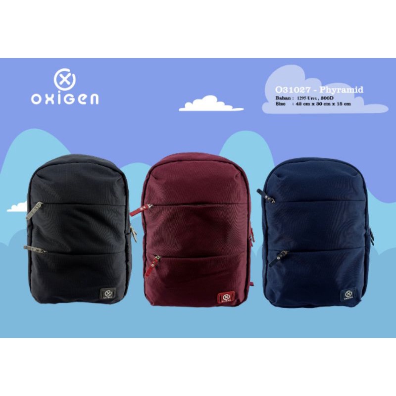 Tas sekolah /ransel punggung merk "oxigen"original