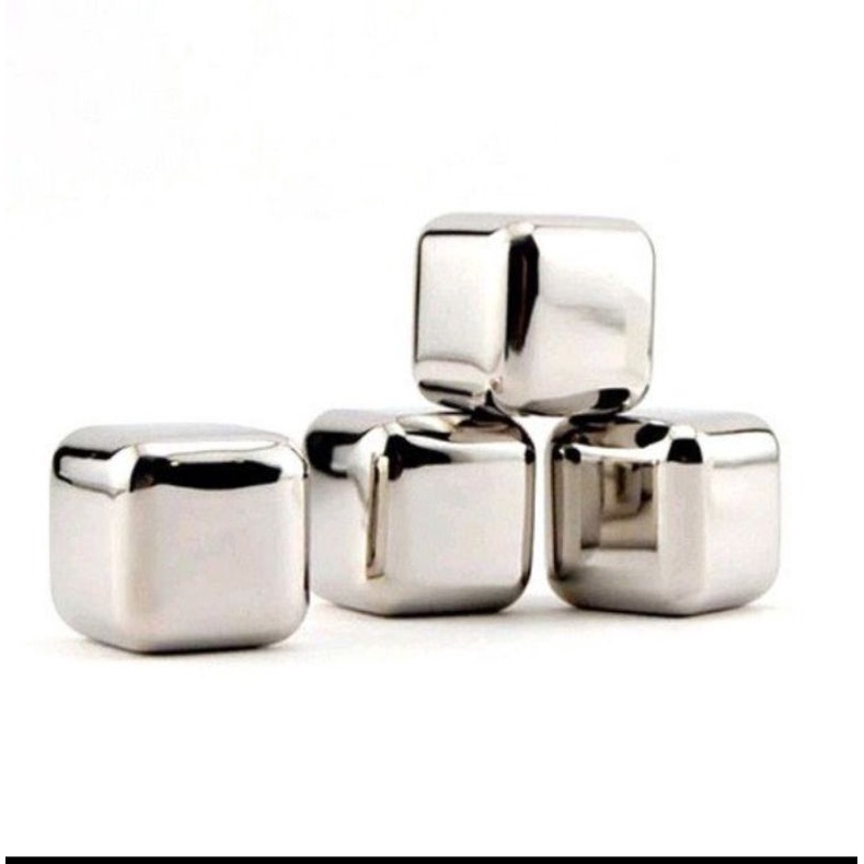 Leeseph Es Batu Reusable Stainless steel Ice Cup 6 pcs- W0043