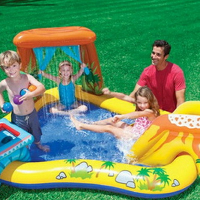 Kolam Renang Anak Dinosaurus Play Center Intex 57444