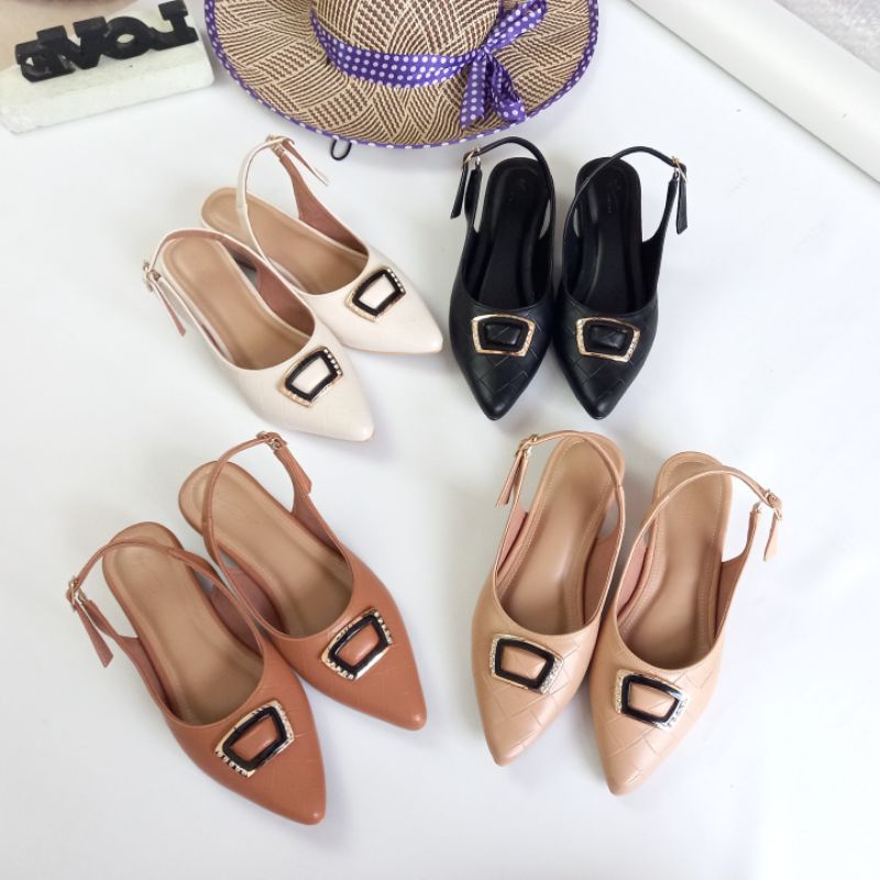 Vinale Blaira Mules | Sandal Mules Wanita | Mules Wanita Daily | Sandal Mules Casual