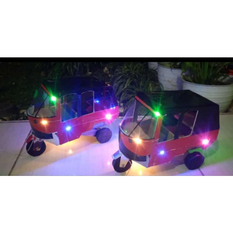 Bajaj kayu + LED