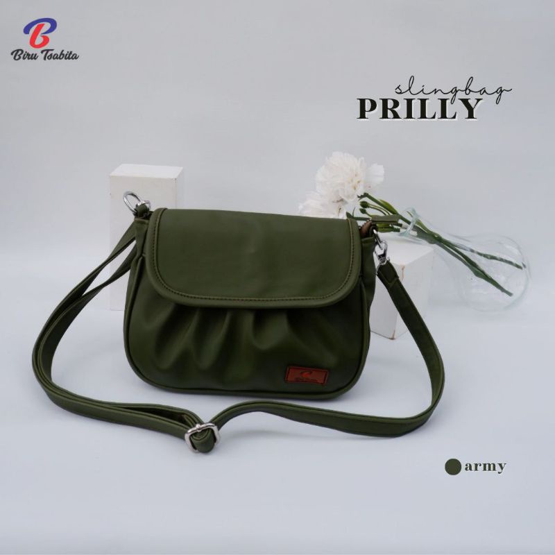 Tas PRILLY BY BIRU TSABITA// TAS SELEMPANG BIRU TSABITA