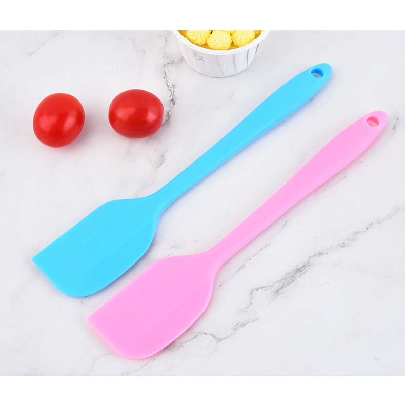 Tmall88 Spatula Silicon Tahan panas Ukuran Besar / Spatula Silikon Tahan Panas / Spatula Masak / Spatula Kue Real Pict