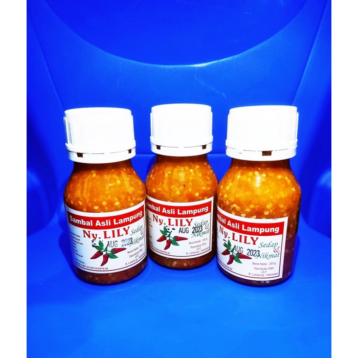 

[BISA COD] Sambal Lampung Asli Ny. Lily 350gram