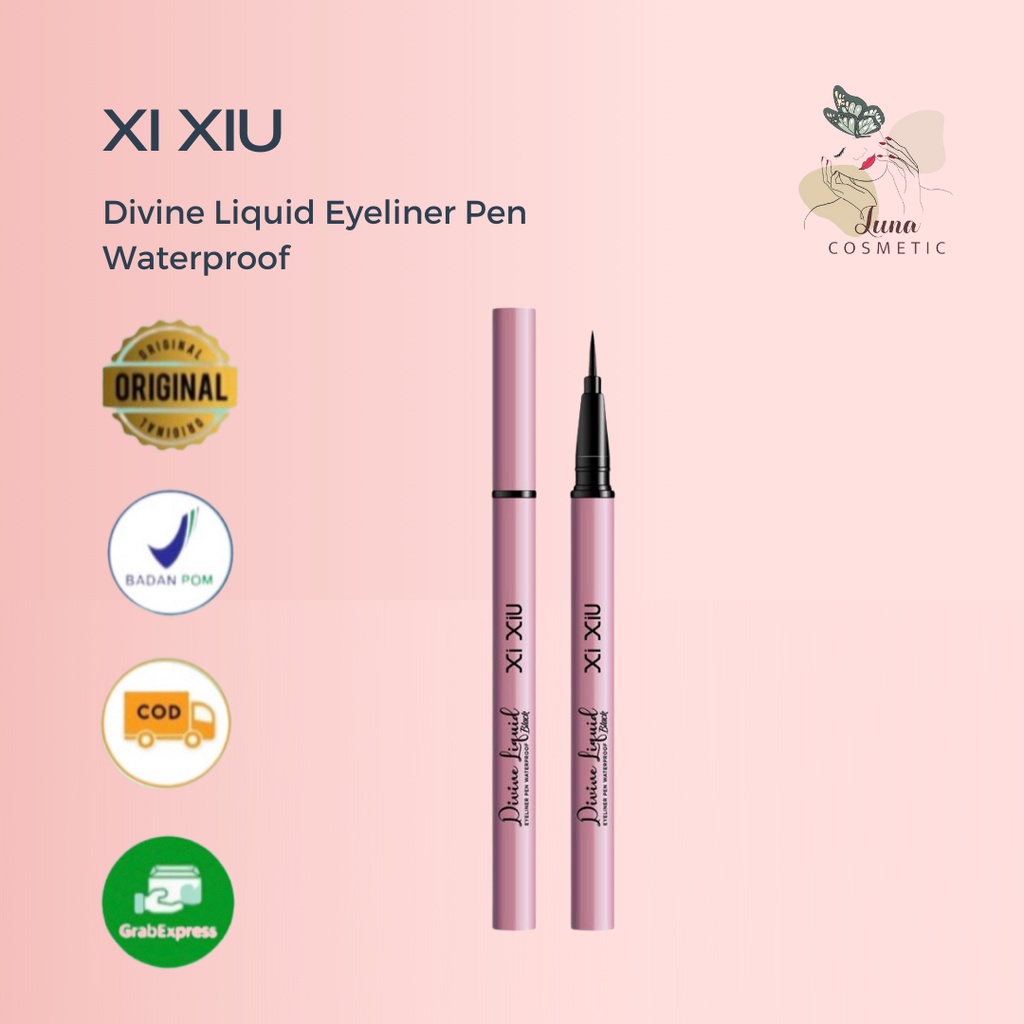 Xi Xiu Divine Liquid Eyeliner Pen Waterproof | Xixiu Eyeliner Black