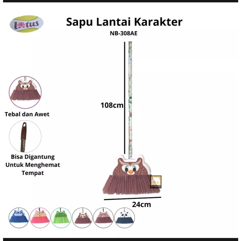 Sapu Nilon Karakter / Sapu Lantai promo bisa COD