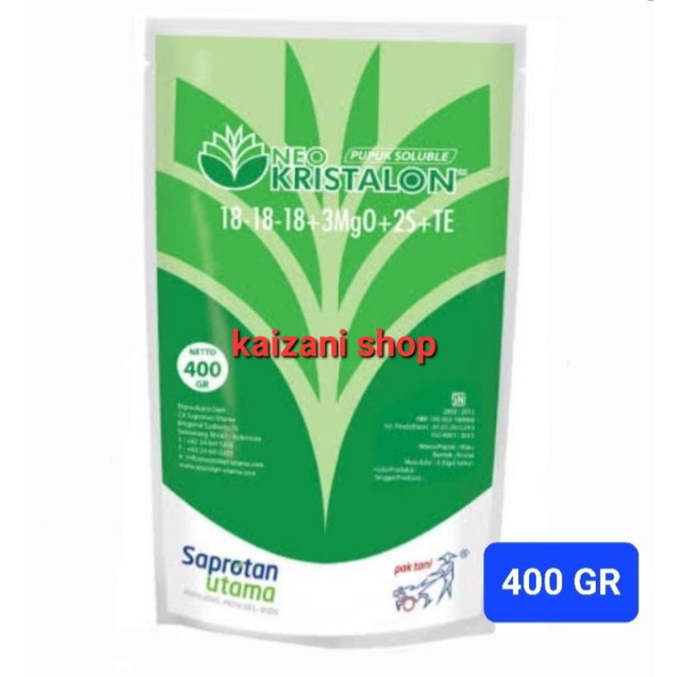 KRISTALON PUPUK DAUN 400 GR