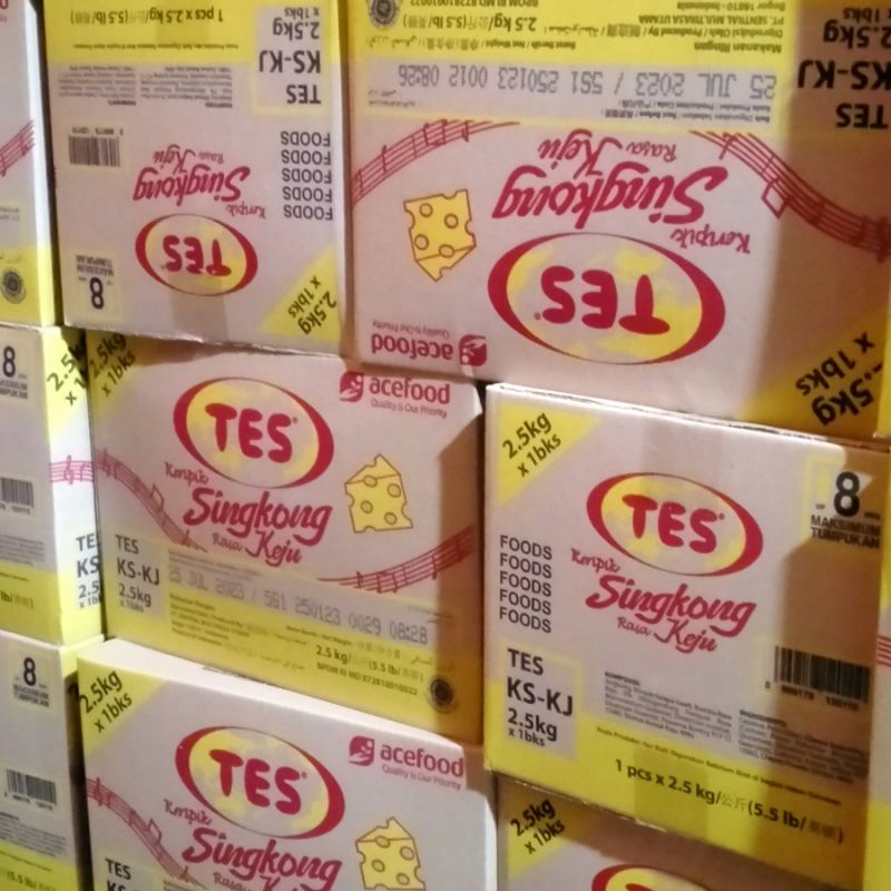 

keripik singkong tes 1 dus 500gr x 5 pack