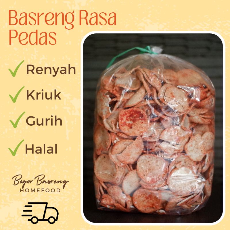 

Basreng Pedas Kiloan Premium Renyah Gurih