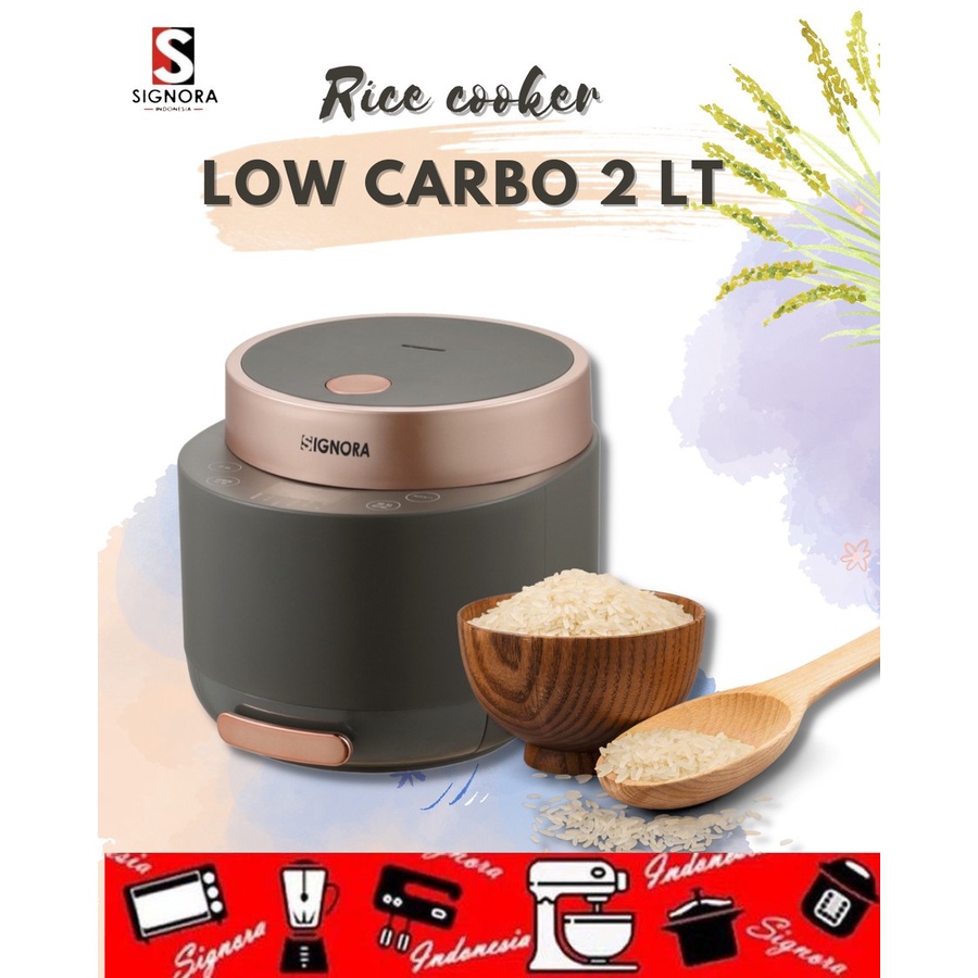 RICE COOKER SIGNORA LOW CARBO 2 PENANAK NASI SIGNORA