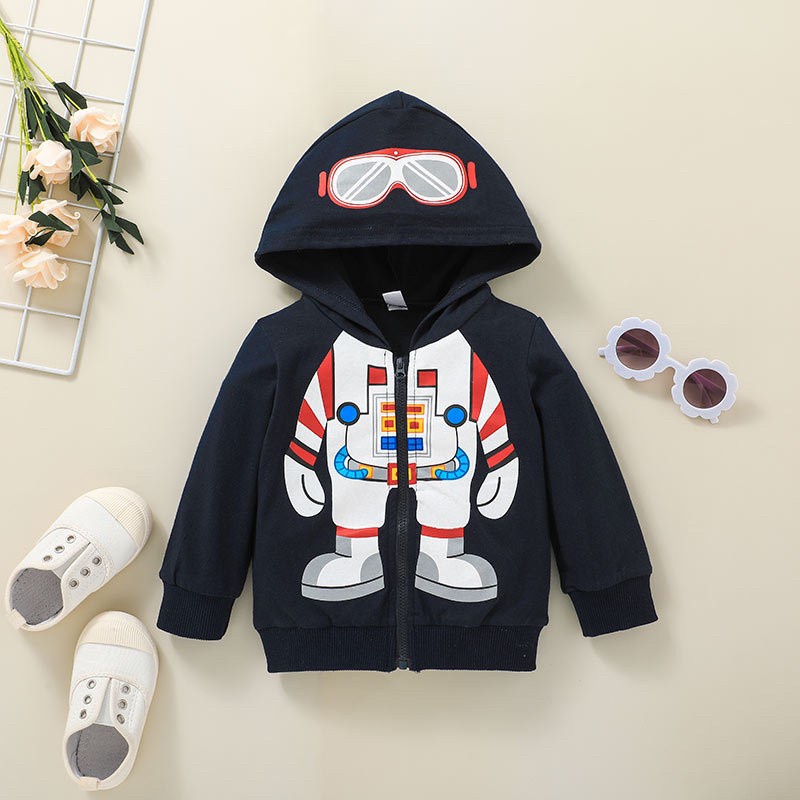 9-24 bln | Jaket Sweater Anak Hoodie Coat Jacket Anak Karakter Laki-laki Pakaian Bi