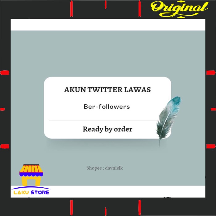 Odading [8/1] New Laris Akun Twitter Tua Ada Followers Cek Variasi Best Seller - Big Sale / Promo