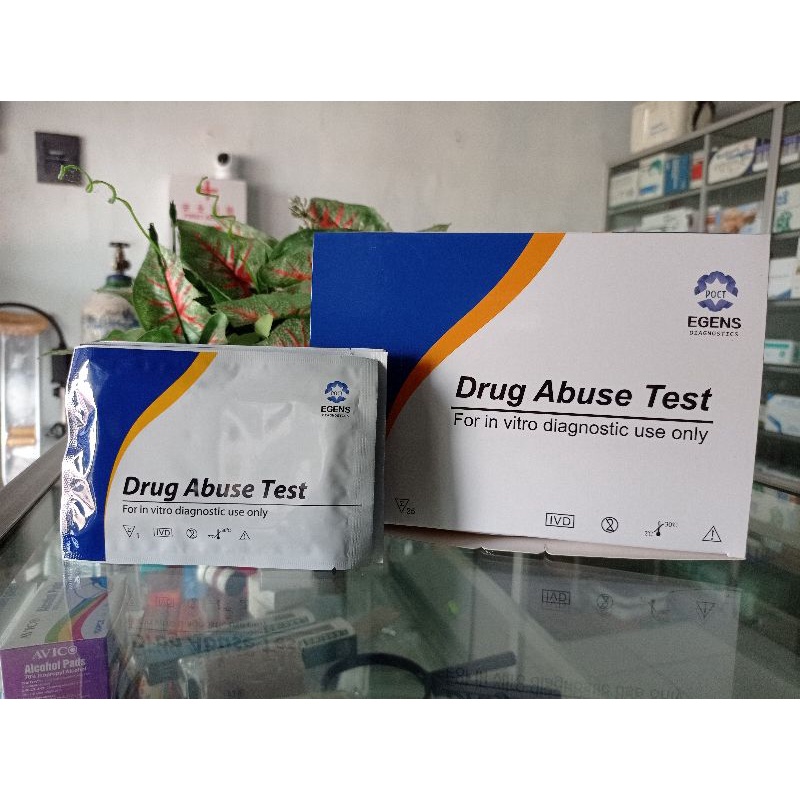 Strip Rapid Tes Narkoba Original Egens 5 Parameter / Drugs Abuse Test Egens Diagnostic