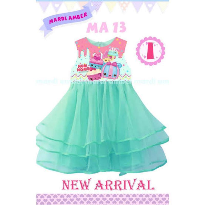dress anak dress nomnoms dress mardie amber dress tutu anak