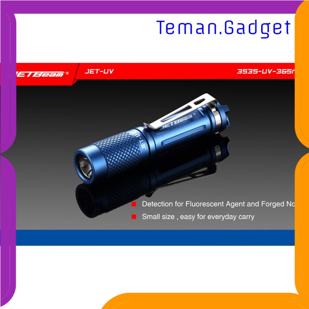 TG-SNT JETBeam Senter LED Ultraviolet 3535-UV-365nm - JET-UV