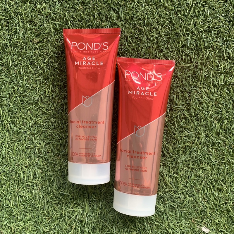 Jual Ponds Age Miracle Facial Wash Anti Aging+Glowing with Retinol