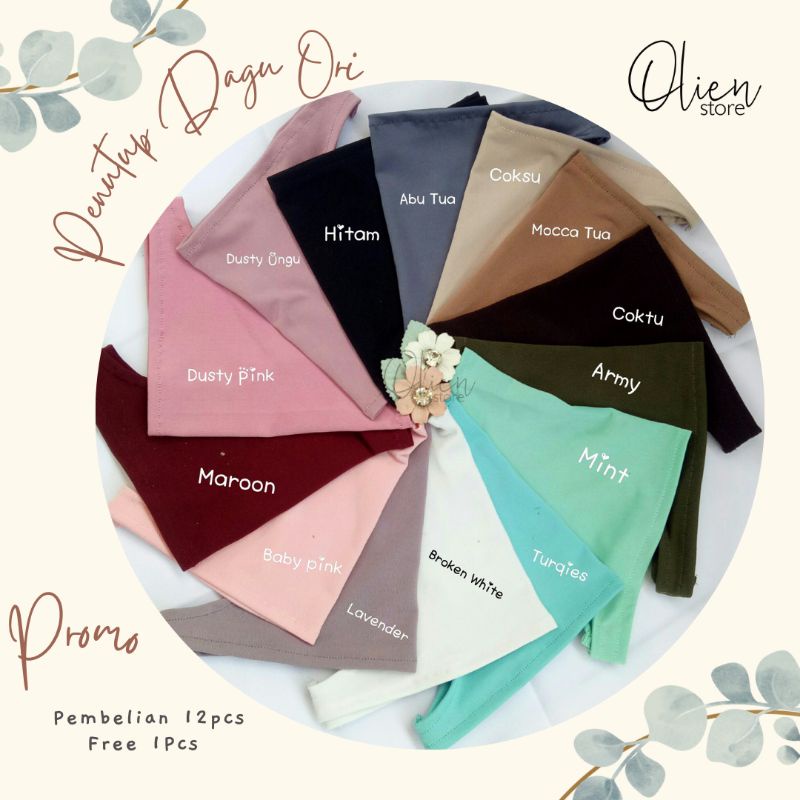 Penutup Dagu/ Ciput dagu / inner dagu / Pelapik Dagu Inner Hijab 3in1 Pelapik Dagu Malaysia (ORI)