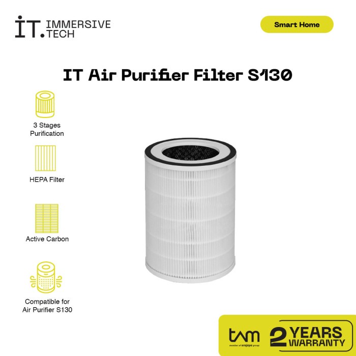 Purifier It Air Purifier Filter S130 - White