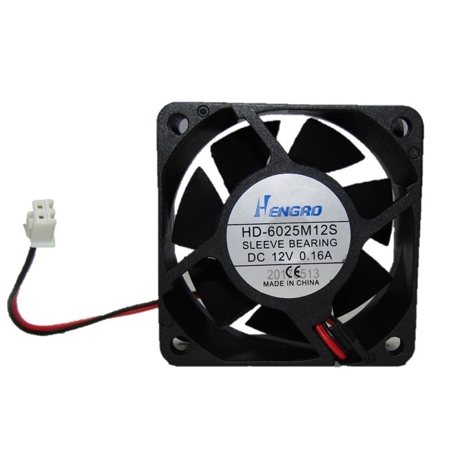 FAN, DC 12 VOLT, 12 X 12 X 2.5 CM