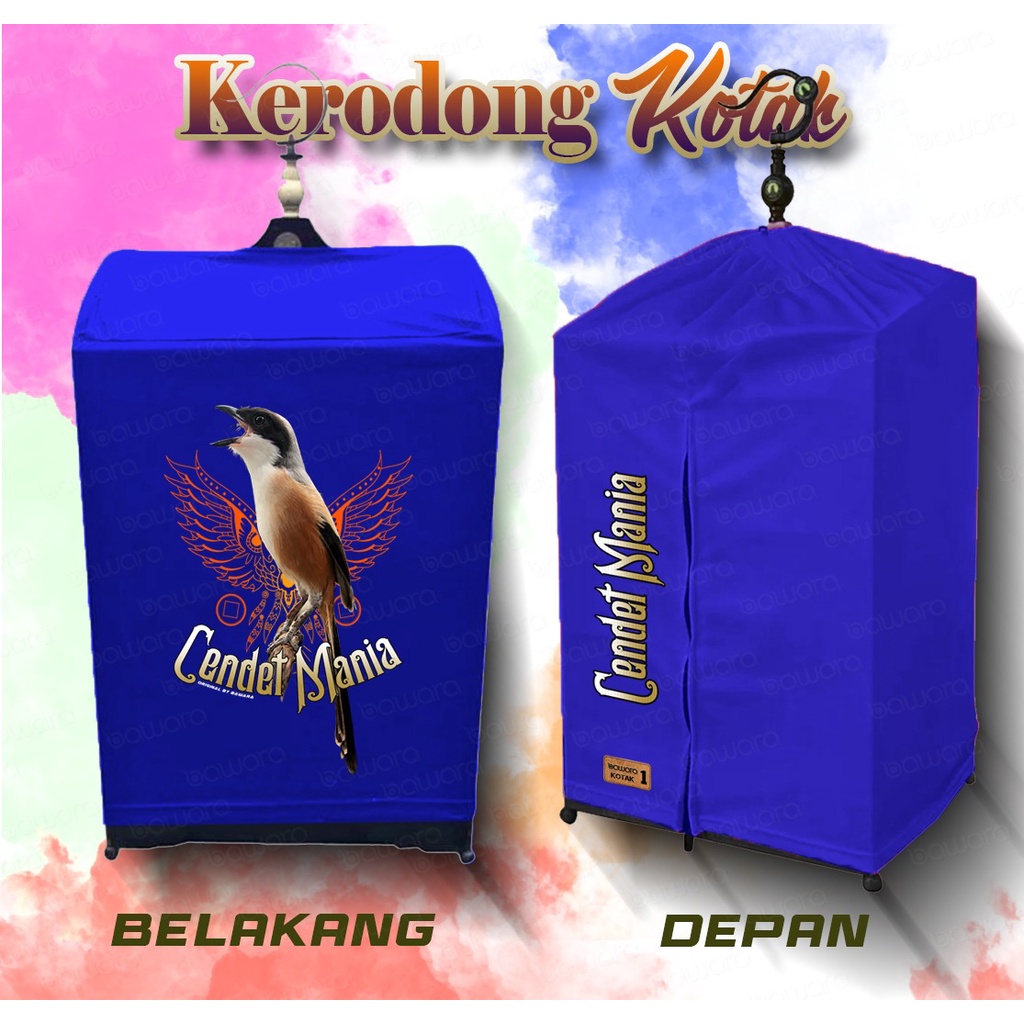 Wawoye SK Kerodong Kotak No 1 2 3 Gambar Cendet Krodong Cendet Bahan Higet Premium