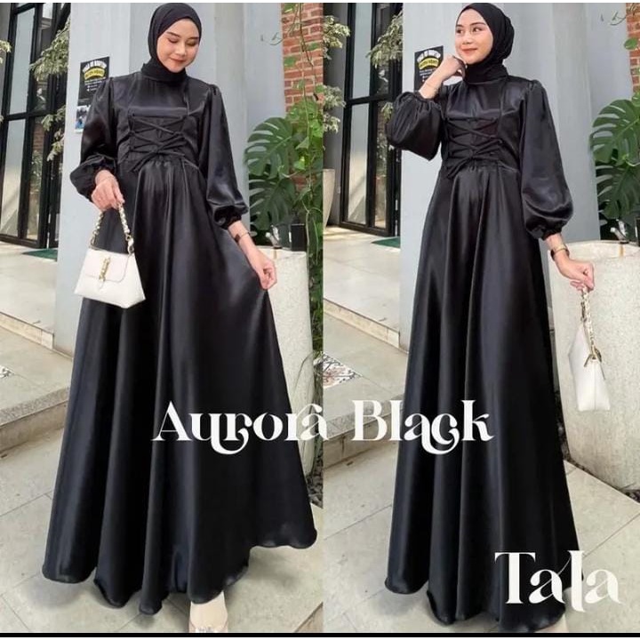 (AMD) GAMIS MITHA TALI DRESS OVERSIZE ATASAN WANITA SATIN SILK