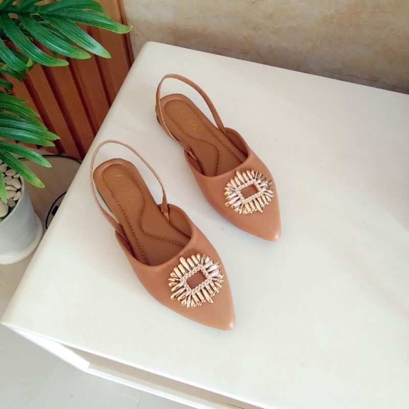 Aliyashoes Flat Mules Kayana