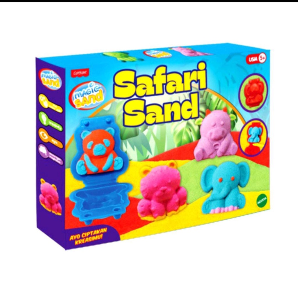 mainan anak edukatif safari sand