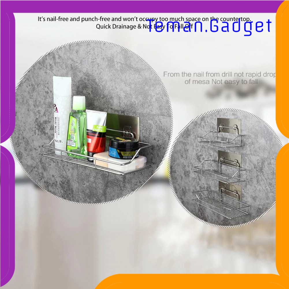 TG-RAK WAIIHA Rak Gantung Kamar Mandi Bathroom Organizer Rack Stainless Steel - W21