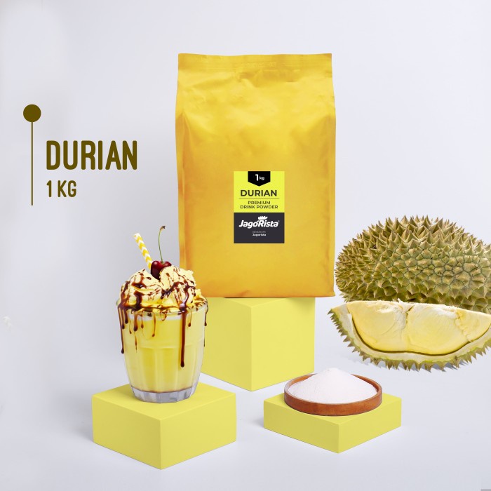 

1 KG JAGORISTA - DURIAN - PREMIUM BUBBLE DRINK POWDER
