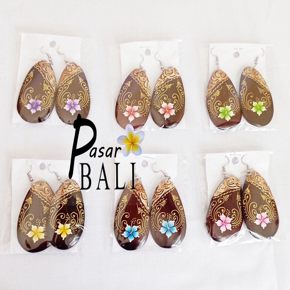 Anting Kayu Lukis