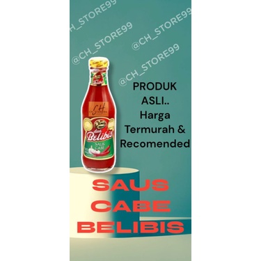 

CH_STORE99 - SAUS CABE DUA BELIBIS BOTOL KACA 340ml