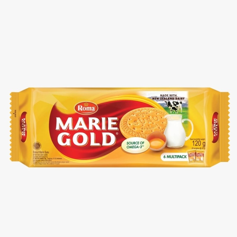 

Biscuit Roma Marie Gold 120 Gram Biskuit Marie