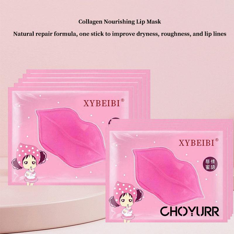 【COD】 Pink Lip Mask / Masker Bibir Collagen / Pelembab Bibir Mulut Kering Pecah Lip Mask Moisturizing Moist Halus Lembut Skin Care Bibir-CH