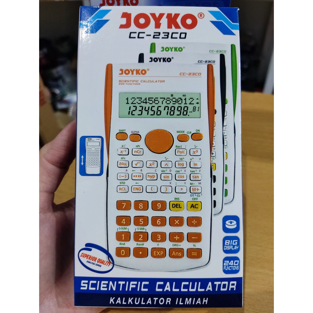 

Kalkultor Scientific Ilmiah Joyko CC-23CO