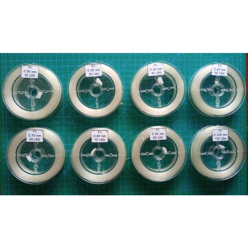 senar pancing Lider/leader flurocarbon 100% orginal japan