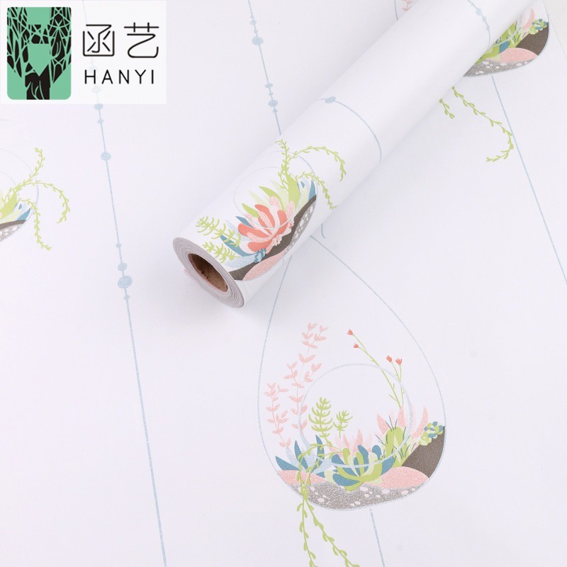 WALLPAPER WALPAPER WALL STICKER STIKER SETIKER DINDING KOREA KOREAN STYLE KMK 725 WALLSTICKER WALLSTIKER NORDIC DEKORASI DEKOR DECOR RUMAH MINIMALIS MINIMALIST WELPEPER POT BUNGA DAUN GANTUNGAN UNTUK CAFE KEKINIAN AESTHENTIC @banyak