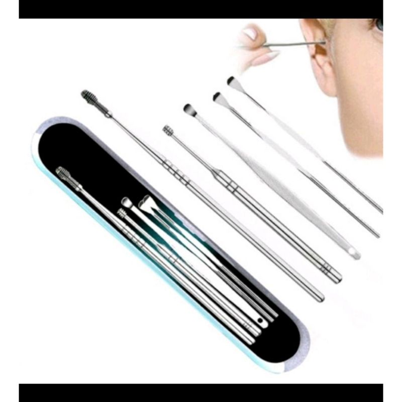 KOREK KUPING 5 IN 1 STAINLESS