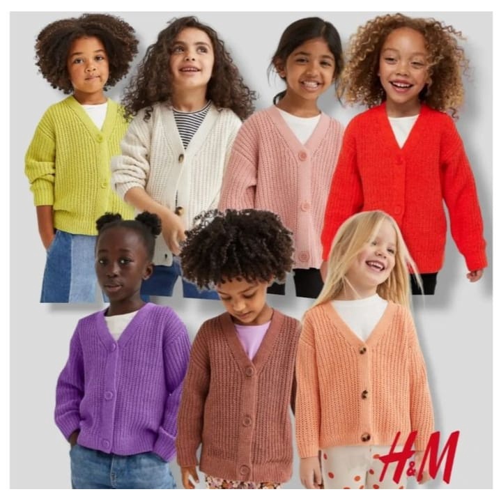 Cardigan Rajut Anak H&M Original