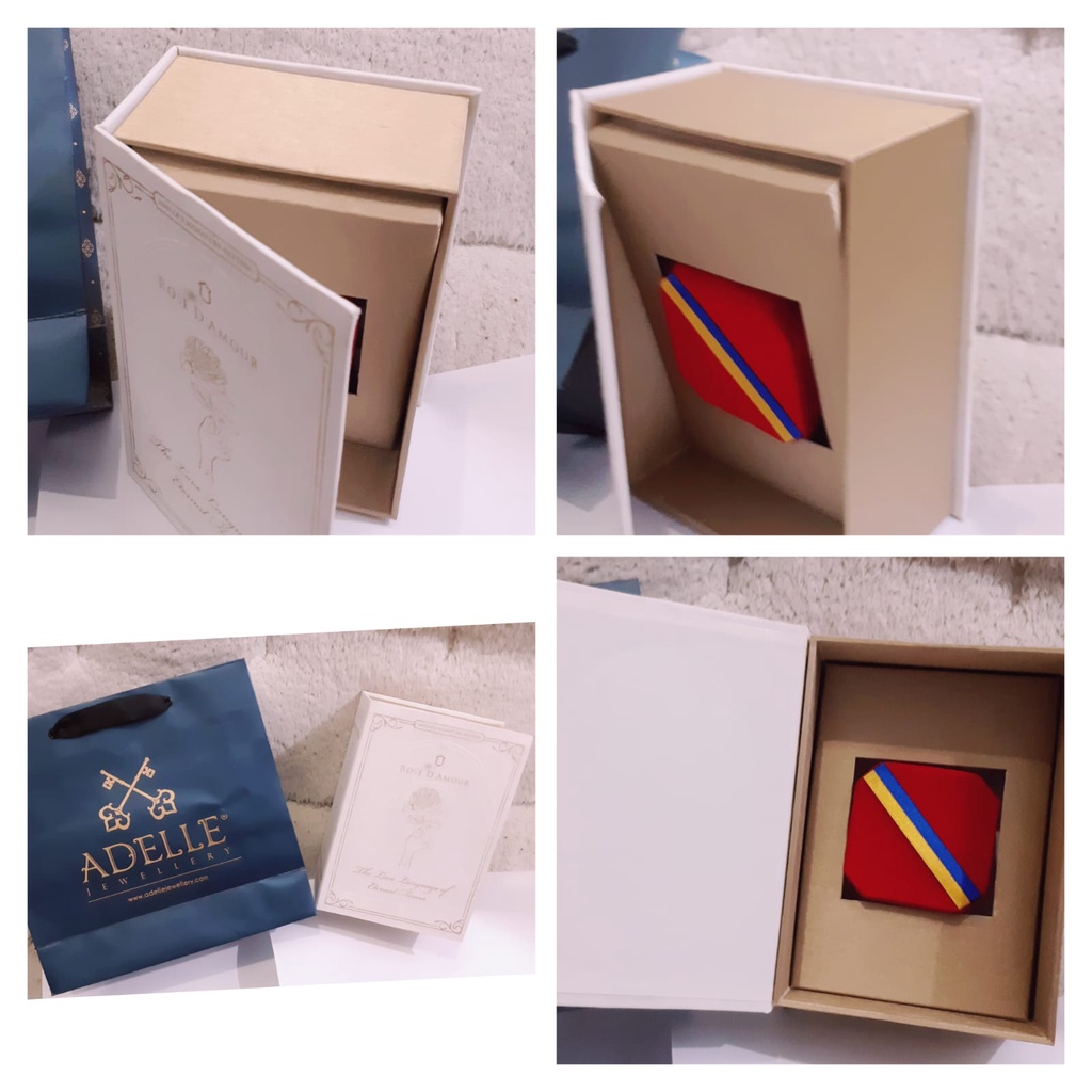 Adelle's jewellery Signature Box Creme