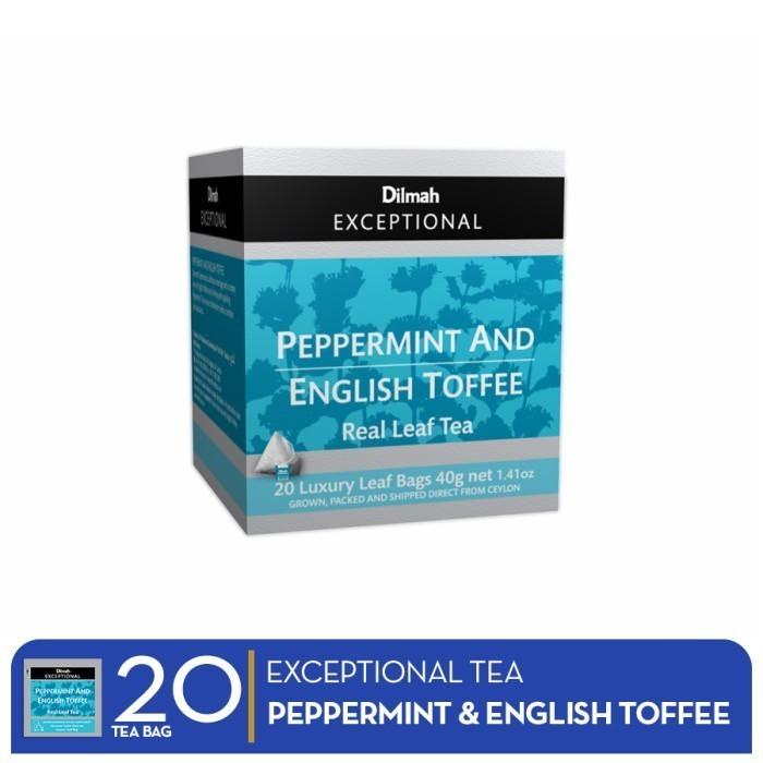 

Dilmah Exceptional Peppermint & English Toffee - Teh Celup