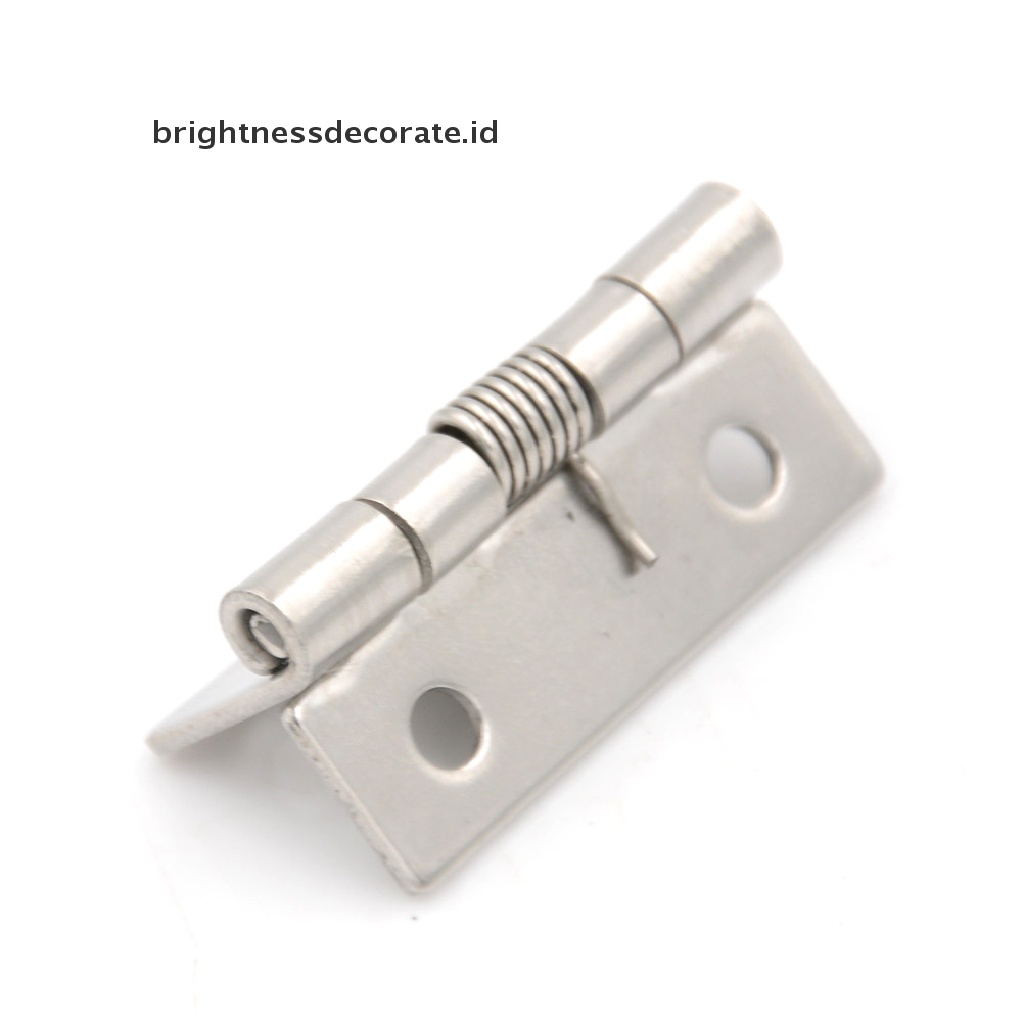 [Birth] Engsel Pintu Spring Serut Sudut Penutup Sendiri Stainless Steel Panjang 2inch [ID]