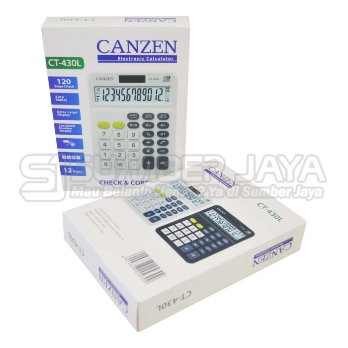 

KALKULATOR CANZEN CT-430L Electronic Calculator Canzen CT 430 L mirip citizen