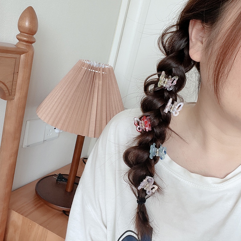 MINI BUTTERFLY HAIRCLIP JEPIT JEPITAN RAMBUT PONI SMALL KECIL KUPU KUPU-KUPU MOTIF LEOPARD MARBEL MARBLE WARNA PATTERN FAIRY ROMANTIC GIRLY GLOSSY JEDAI KOREA KOREAN STYLE HITS INSTAGRAM TREND HAIR CLIP CLIPS ANAK