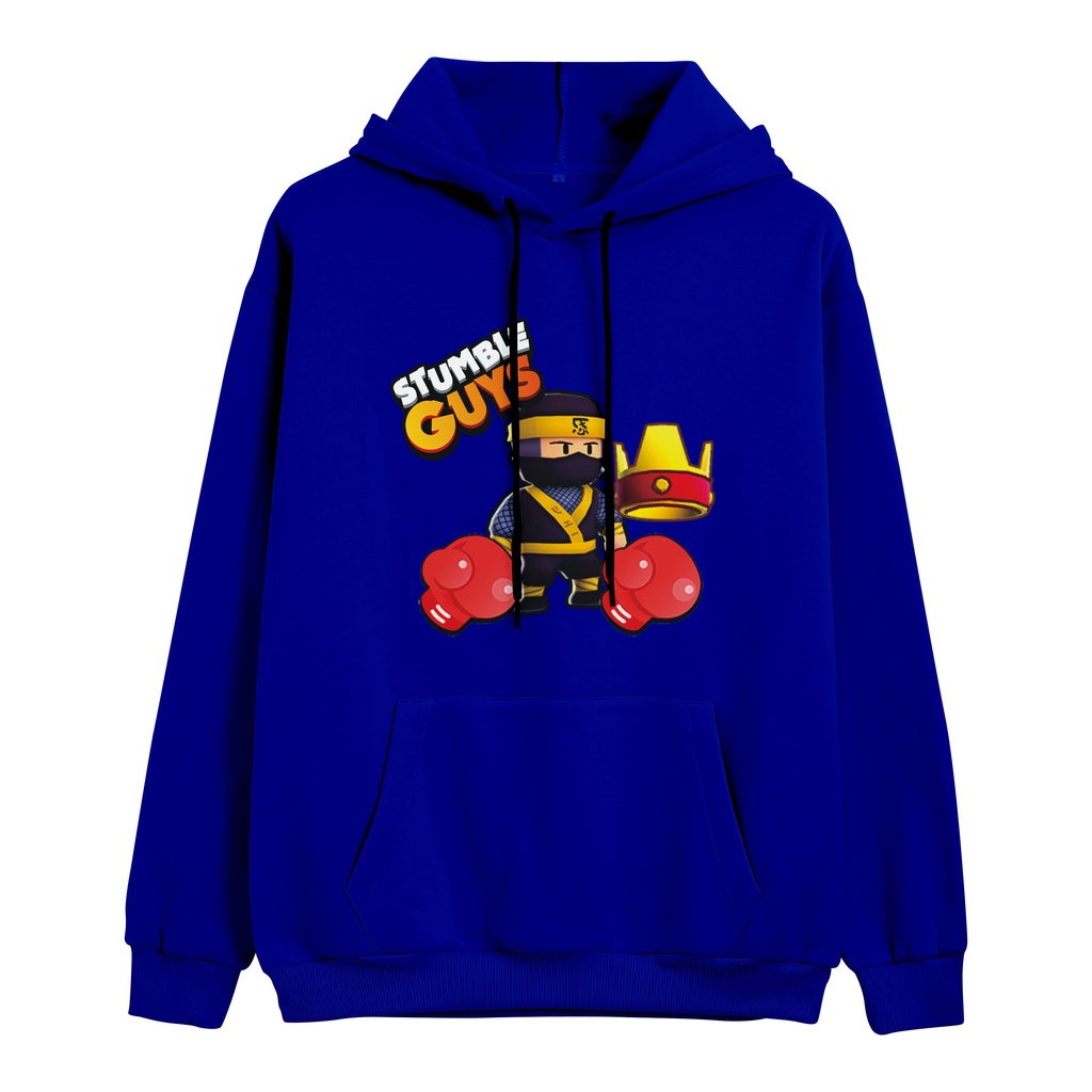 Jaket Hoodie Anak Viral Stumble Guys Ninja II Jumper Hoodie Anak Stumble Guys Ninja II Sweater Hoodie Kids Sz M - XL ( Laki Laki &amp; Peremepuan )