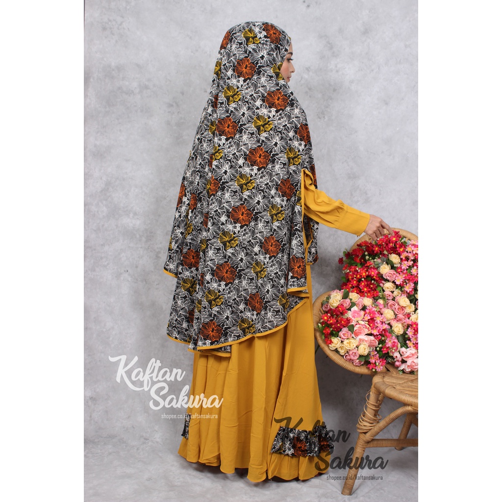 GAMIS SYAR'I ONE SET FREE HIJAB GAMIS MUSLIMAH RAMADHAN IDUL FITRI 2023