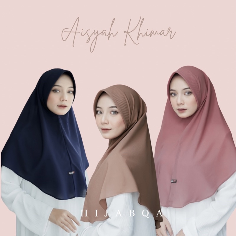 HIJABQA - Aisyah Khimar Instant Jumbo Simple Pet