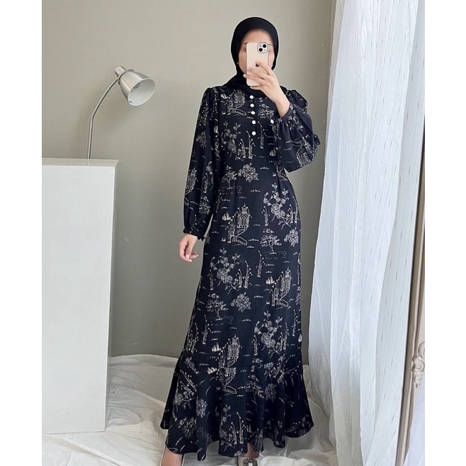 Adeline Dress Black XL by Edmee.outfit