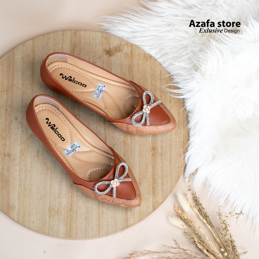 Walcoo Sepatu Flatshoes Wanita AORELLY