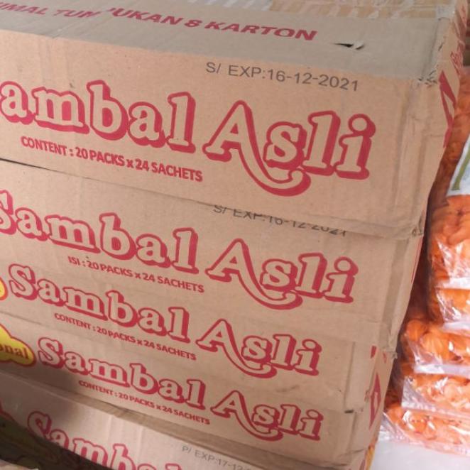 

Terbaru | [KP8] | SAMBAL NASIONAL SACHET (DUS isi 20 PACKS X 24 Sachet)
